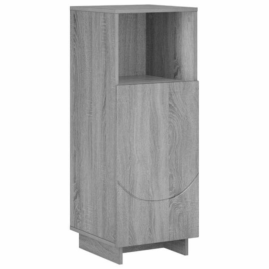 vidaXL Ντουλάπι Ντουλάπι Μπάνιου 36.5x38x95cm Γκρι