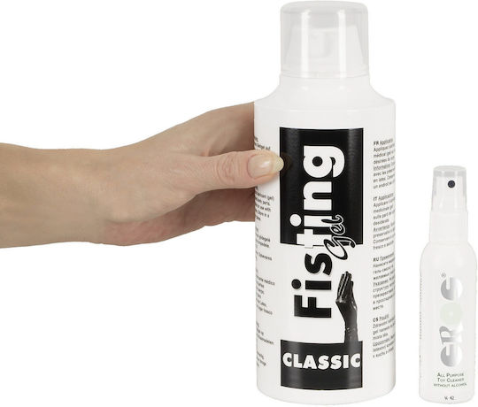 Pachet Promo Gel Lubrifiant Fisting 500ml + Curățător + Sachet Lubrifiant Exs Clear 10 Ml