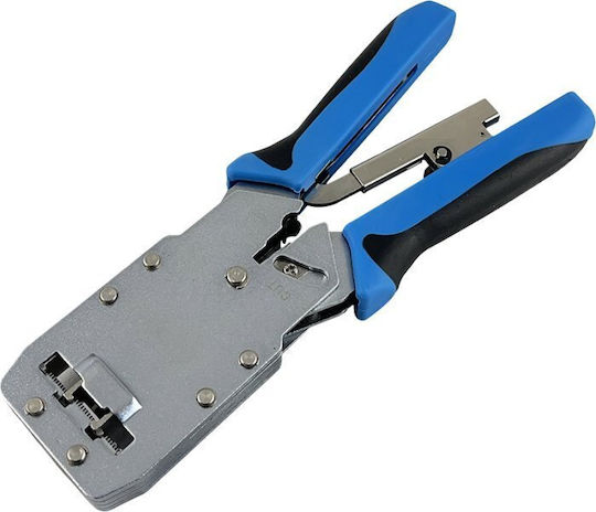 A-LAN Клещи за Клеми За Мрежа RJ12, RJ11, RJ45 със Стрипър и Механизъм За Кашкавал