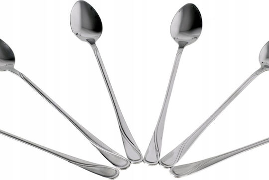 Odelo Set Löffel Dessert / Eiscreme Metallisch Silber 19cm 6 Stück