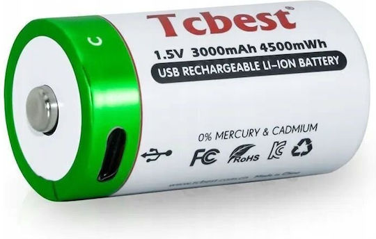 Anker Wiederaufladbare Batterie C Li-Ion 3000mAh 1.5V