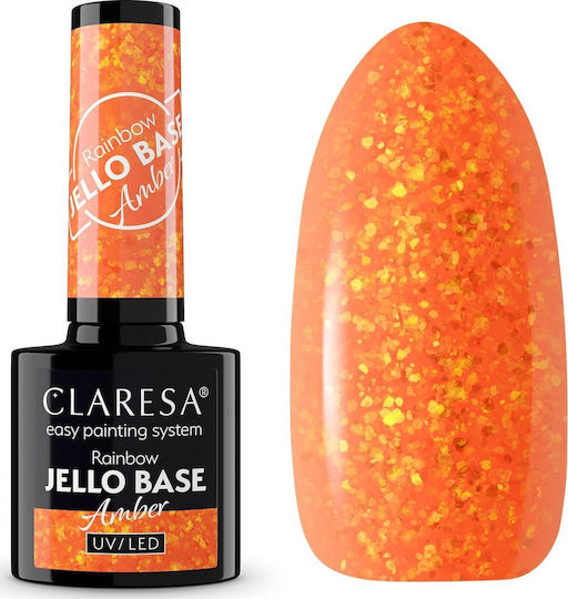 Claresa Base Coat Für UV/LED Semi-permanente Nagellacke Jello Base Amber