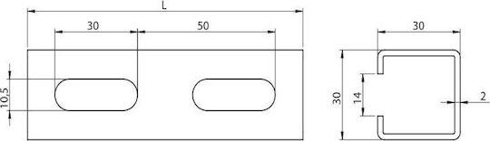 Niczuk Niczuk LED-Aluminiumprofil Für LED-Streifen 300cm