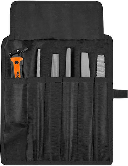 Neo Tools Handfeilen Metall Rund / Dreieck mit Griff