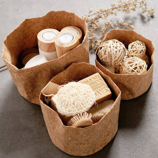 Today Set of 3 General Use Vases with Beige Cork 3 Pieces