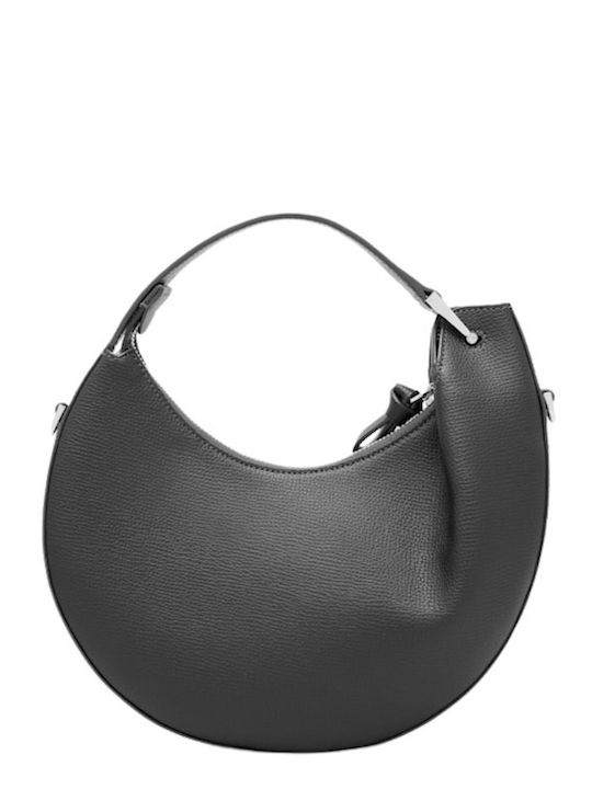 Leather Women's Shoulder Bag Black