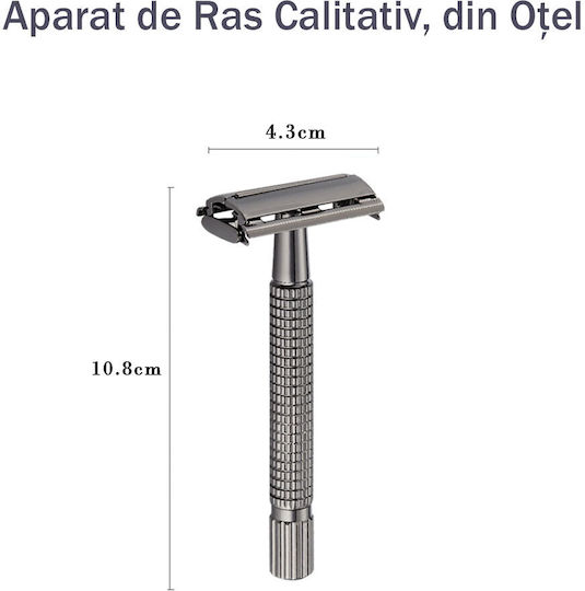 Aparat de Ras de Siguranță cu Lame pentru Piele Sensibilă 2 Buc