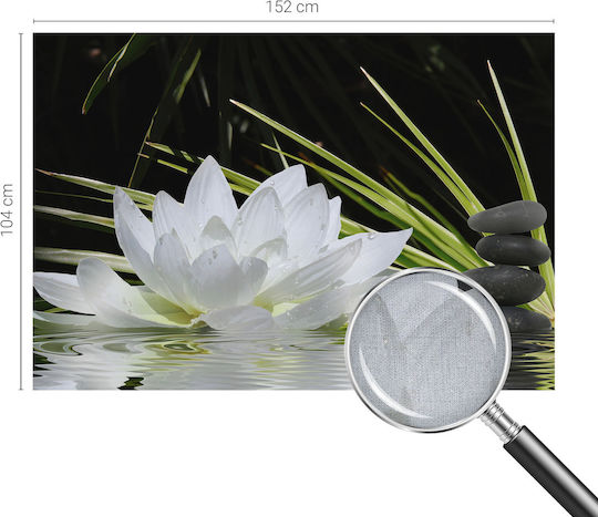 Tapet Autocolant Alb Pentru Perete 152x104cm