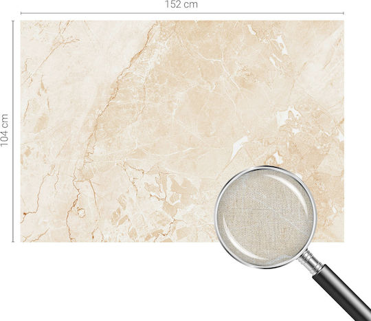 Self-Adhesive Beige Wall Wallpaper 152x104cm
