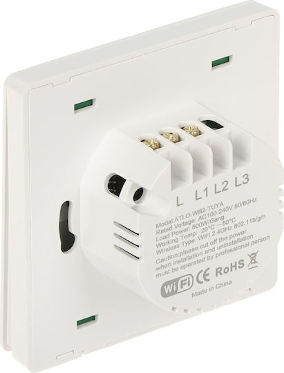 Genway Интелигентен превключвател Wi-Fi 10A (с неутрален)