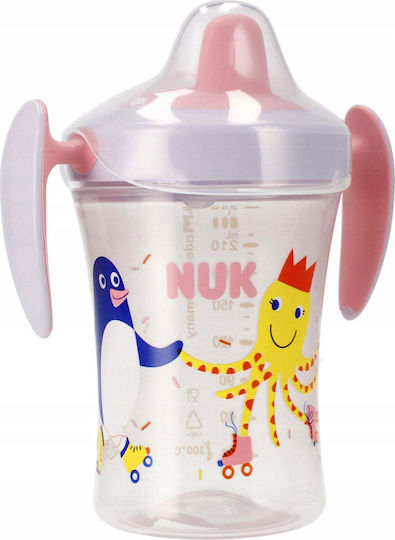 Nuk Kids Magic Cup Plastic Pink 230ml for 6m+