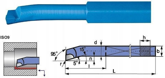 Pafana Копачка Аксесоар за Инструмент за Метал 9mm x 10mm