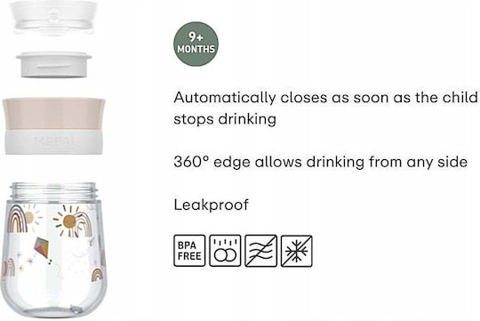 Mepal Baby Cup from Transparent Plastic 300ml for 9m+