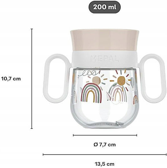 Mepal Pahar pentru copii din plastic multicolor 200 ml pentru 6 luni+