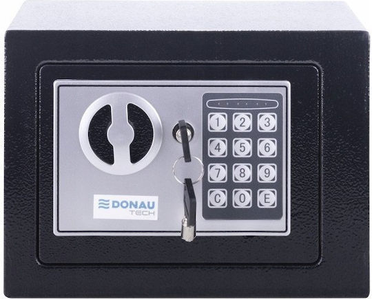 Donau Сейф с Дигитално Заключване и Ключ М23xШ17xВ17cm Тегло 2.5kg