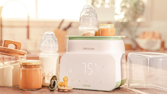 Cecotec Nana Babycare Digital Babyflaschenwärmer mit Sterilisationsfunktion