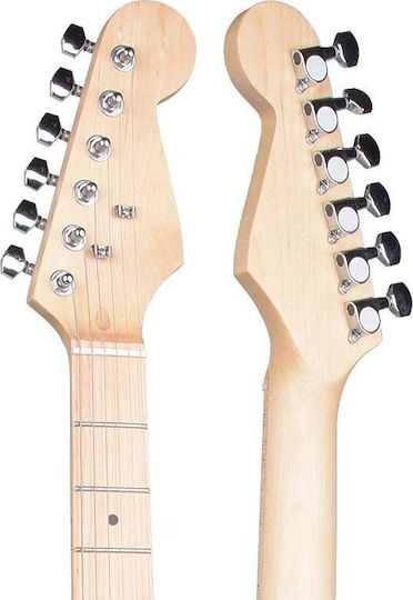 Elektrische Gitarre ST Style mit HH Tonabnehmer-Anordnung Schwarze mit E-Gitarren