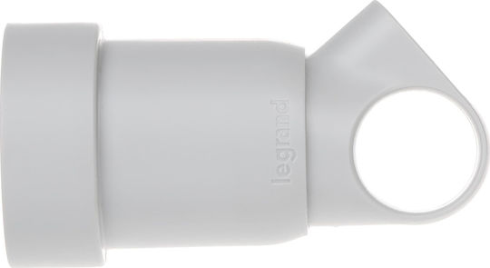 Legrand Waterproof Schuko Plug Corner with Ring White