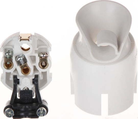 Legrand Schuko Plug Corner White