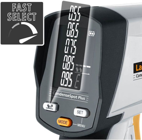 Laserliner Laserliner Infrarot- und Laserthermometer Plus Höchstmaß Thermometer für Überkopf-Temperaturen bis 365°C