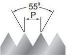 Fanar Зъбно Резбово G 1/8" N2-188001-3123 Hssee От Стомана
