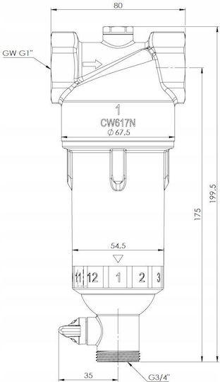 Afriso Commercial Water Supply Filter