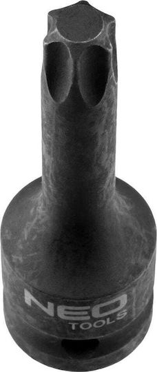 Neo Tools Neo Tools Torx Steckschlüssel mit Antriebsgröße 1/2'' T50x78mm