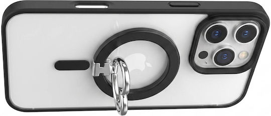 Zanaé Foldable Heart Ring Holder Iphone Magsafe Pixelsnap Black Silver