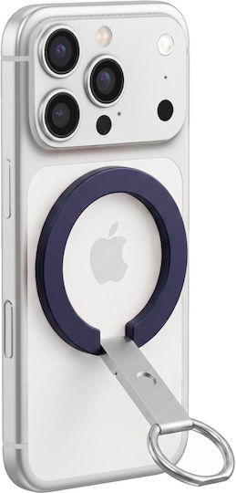 Zanaé Foldable Magnetic Ring Stand Compatible Iphone Magsafe Pixelsnap Night Blue