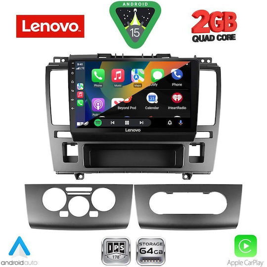 Lenovo Автомобилна Аудио Система за Nissan Tiida 2004-2013 (Bluetooth/USB/Вграден Wi-Fi/GPS/Apple CarPlay/Android Auto) с Touch Screen 9"