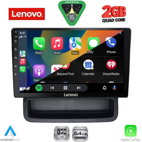 Lenovo Автомобилна Аудио Система За Opel Vivaro Renault Trafic Nissan Primastar 2004-2015 (Bluetooth/USB/WiFi/GPS/Apple CarPlay/Android Auto) С Touch Screen 10"