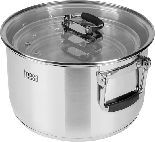 Teesa Cook Prime Cookware Set from Stainless Steel with Ceramic Coating 6 Pieces