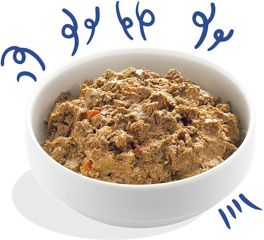 Edgard Cooper Nasses Hundefutter in Tablett mit Türkei und Lachs ohne Getreide 150g