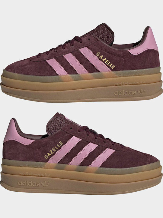 Gazelle Bold Adidasi copii Burgundy