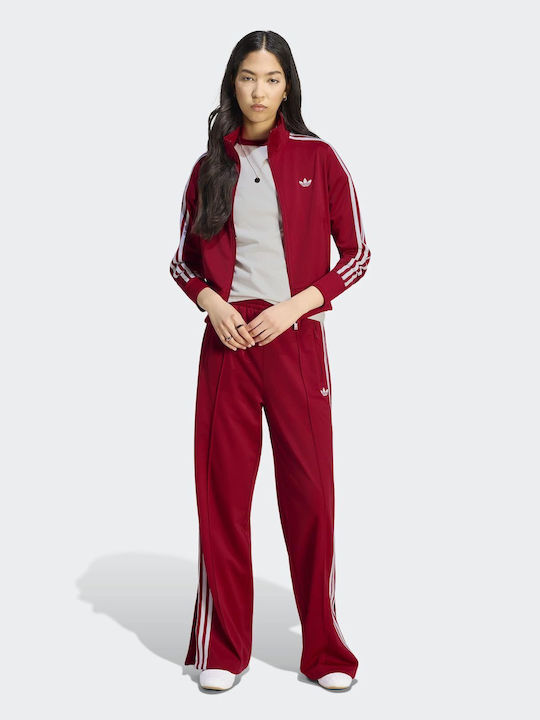Adicolor Classic Firebird Cropped Γυναικείο Track Jacket Κόκκινο