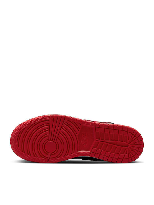 Air Jordan 1 Mid (gs) Παιδικές Μπότες Μαύρες