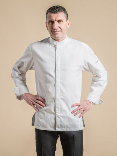 Clement Design Kochjacken 100% Baumwolle Weiß Alicante White