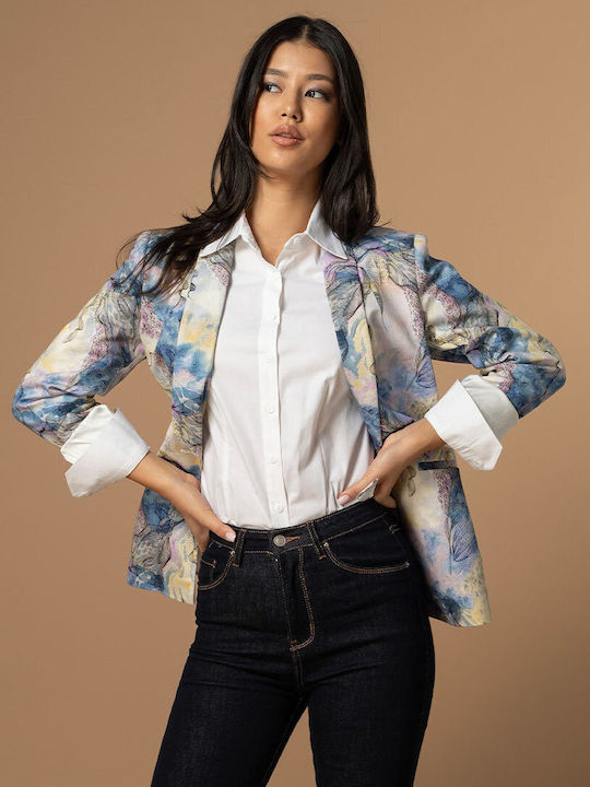 Hermosa Raisa Sacou Dama Blue