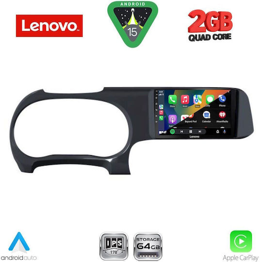 Lenovo Car Audio System for Hyundai i10 2020-2026 (Bluetooth/USB/WiFi/GPS/Apple CarPlay/Android Auto) with 9" Touch Screen