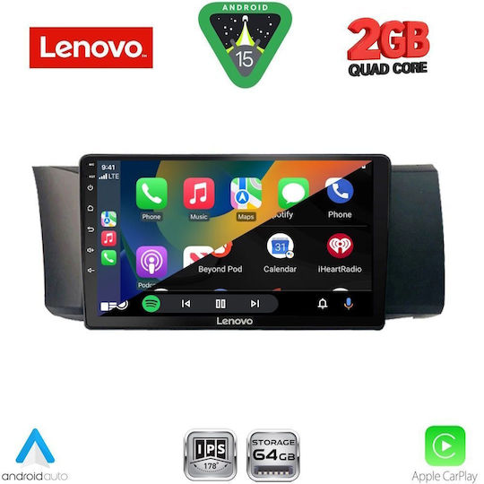 Lenovo Автомобилна Аудио Система за Toyota GT86 Subaru BRZ 2012-2024 (Bluetooth/USB/Вграден Wi-Fi/GPS/Apple CarPlay/Android Auto) с Touch Screen 9"
