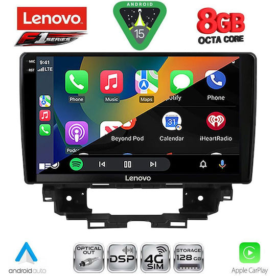 Lenovo Автомобилна Аудио Система за Renault Kangoo 2021 (Bluetooth/USB/Вграден Wi-Fi/GPS/Apple CarPlay/Android Auto) с Touch Screen 10"