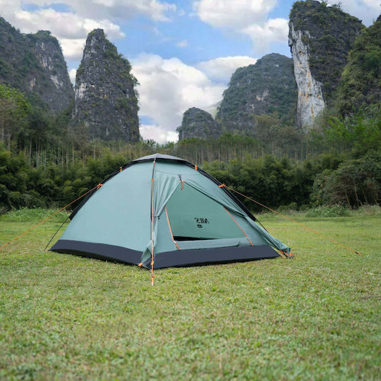 Nils Extreme Campingzelt Grüne 4 Jahreszeiten Für 2 Personen 265x150cm