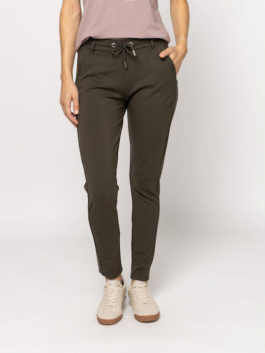 Women's Fabric Trousers Forest