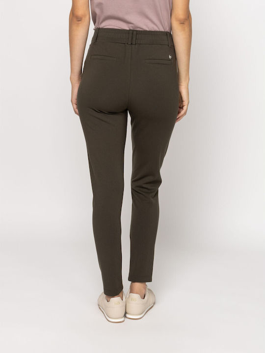 Women's Fabric Trousers Forest