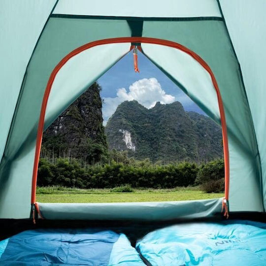 Nils Extreme Campingzelt Grüne 4 Jahreszeiten Für 2 Personen 265x150cm