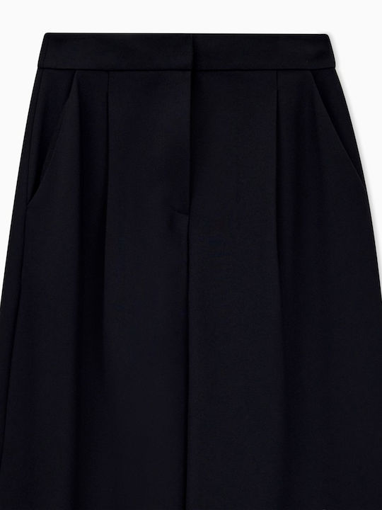 Damen Stoffhose Schwarz