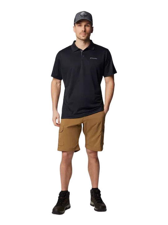 Utilizer Polo Short Sleeve Black Blouse