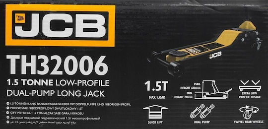 JCB Хидравличен крик-количка за товар с тегло до 1.5 тона