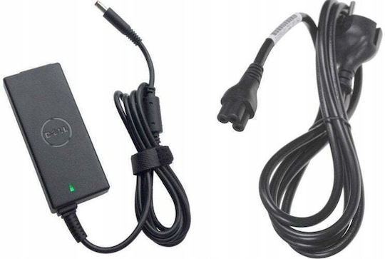 Dell Лаптоп Зарядно Устройство 45W 19.5V със Свалящ Се Кабел За Захранване и със Зарядни Устройства