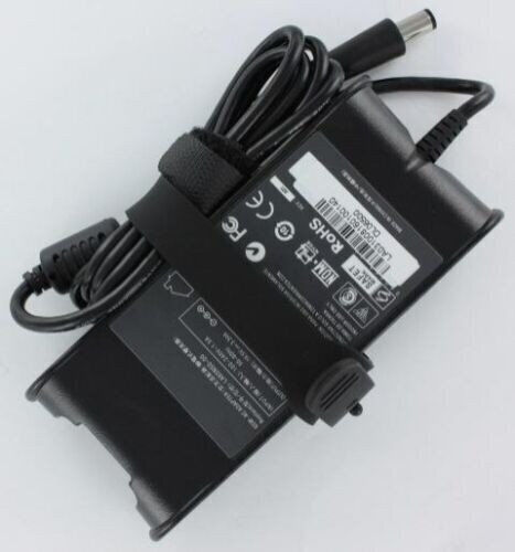 Dell Лаптоп Зарядно Устройство 90W 19.5V със Свалящ Се Кабел За Захранване и със Сет Върхове